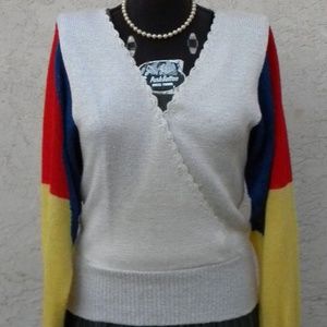 Vintage Oscar de la Renta Sweater Boucle Knit 6 M